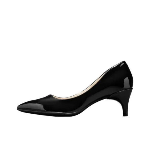 Ecco Cone Heel High Heels 6cm Women's Black