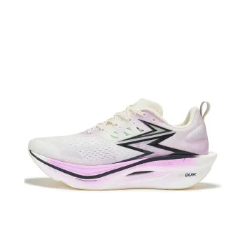 361° Cushioning Anti Slip And Wear Resistant Low Top Running Shoes Unisex Purple Green Mismatched