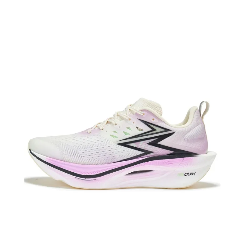 361° Cushioning Anti-Slip And Wear-Resistant Low-Top Running Shoes Unisex Purple Green Mismatched-0