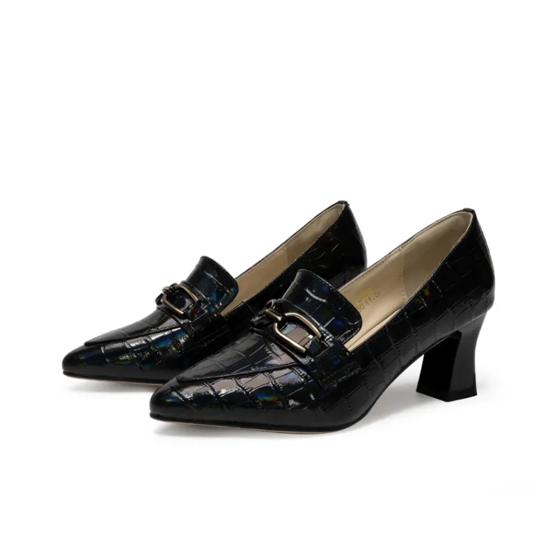 ZHR Chunky Heel High Heels 6cm Women's-7