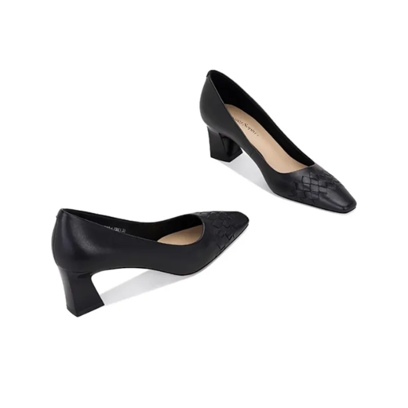 JESSICA SOPHIA Chunky Heel High Heels 5.5cm Women's-6