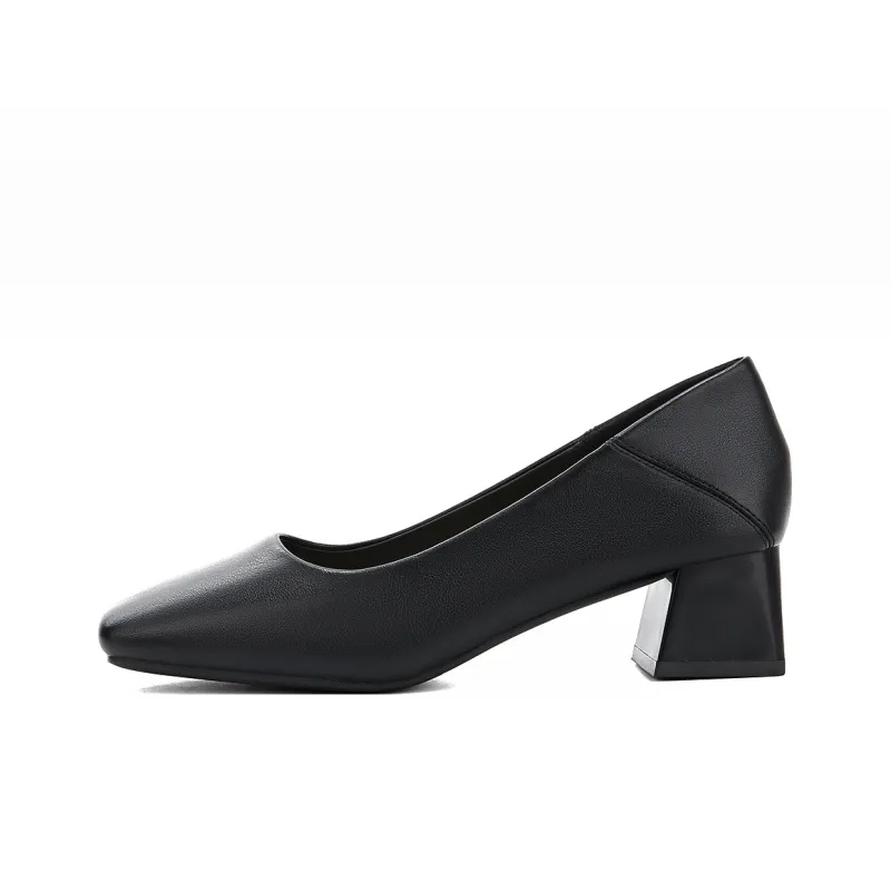 KEKAFU Chunky Heel High Heels 4.1cm Women's-10