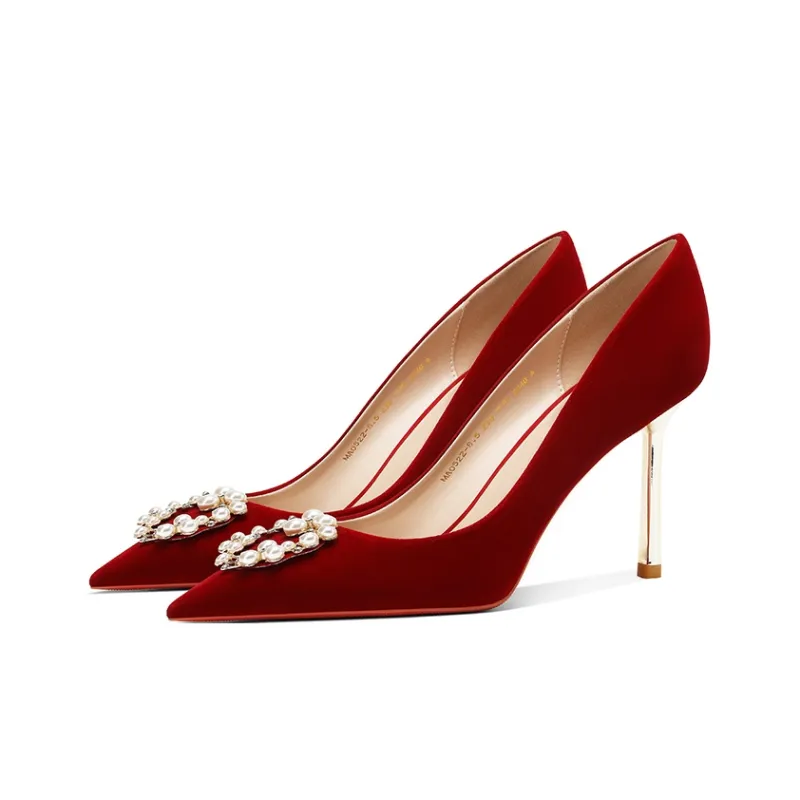 MEIAI Slim Heel High Heels 6.5cm Women's-2