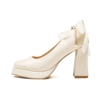KATHRYN WILSON Chunky Heel High Heels 9.5CM Women's