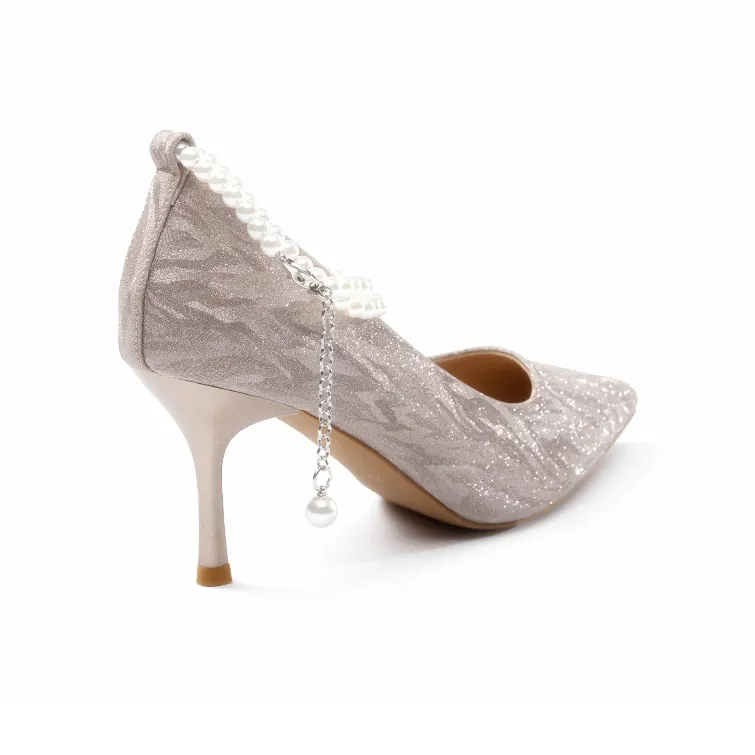 ZHR Meteor Shower Series Slim Heel High Heels 7cm Women's-56
