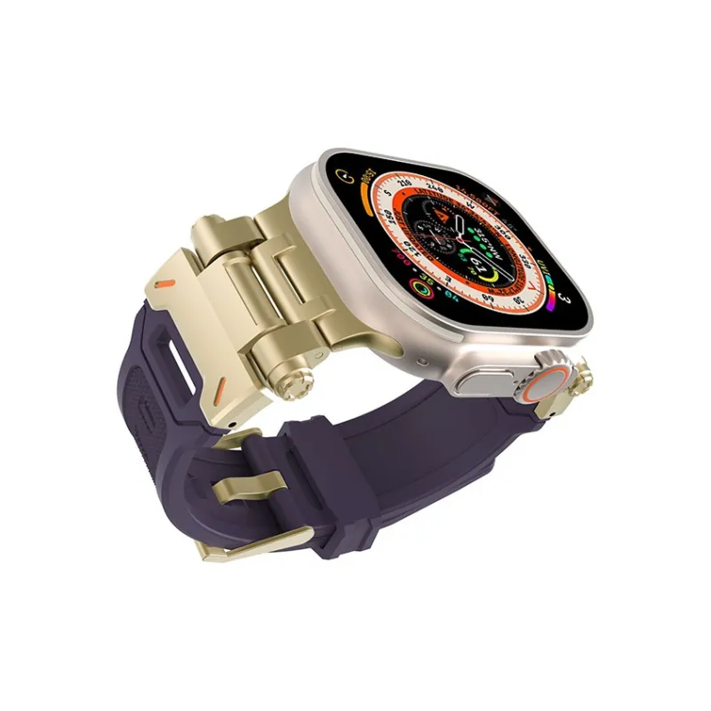 ZHENGGUANG Watch Band Apple Compatibility 41mm Silicone Material-22