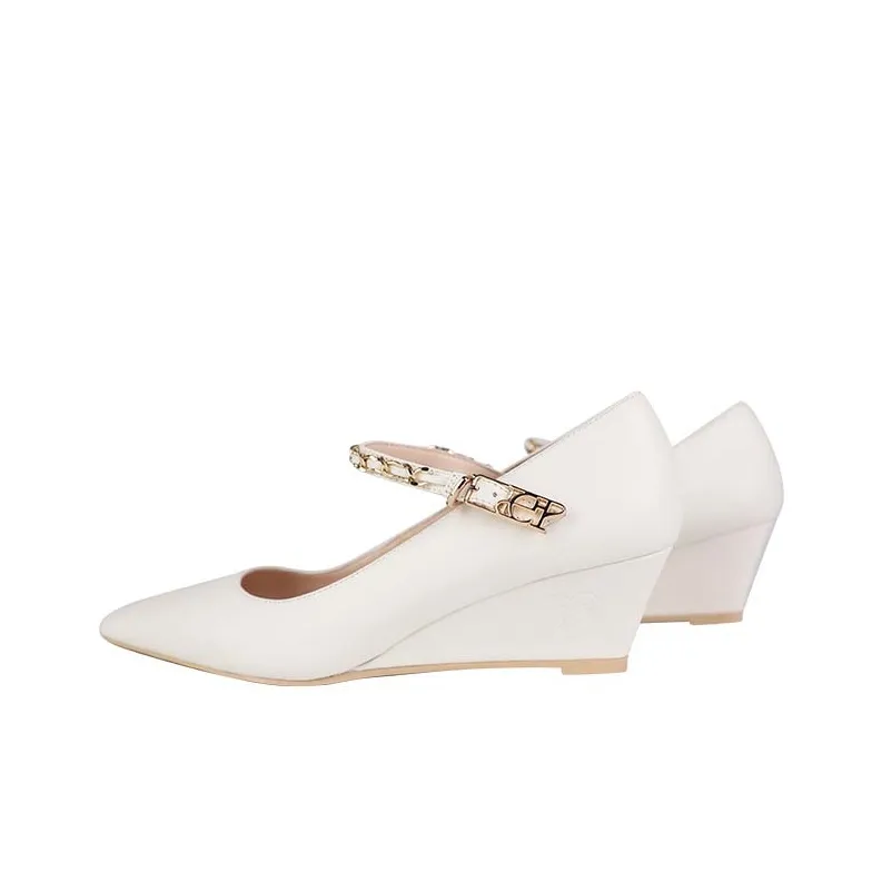 Gardenia Fille Wedge Heel High Heels 7cm Women's-1