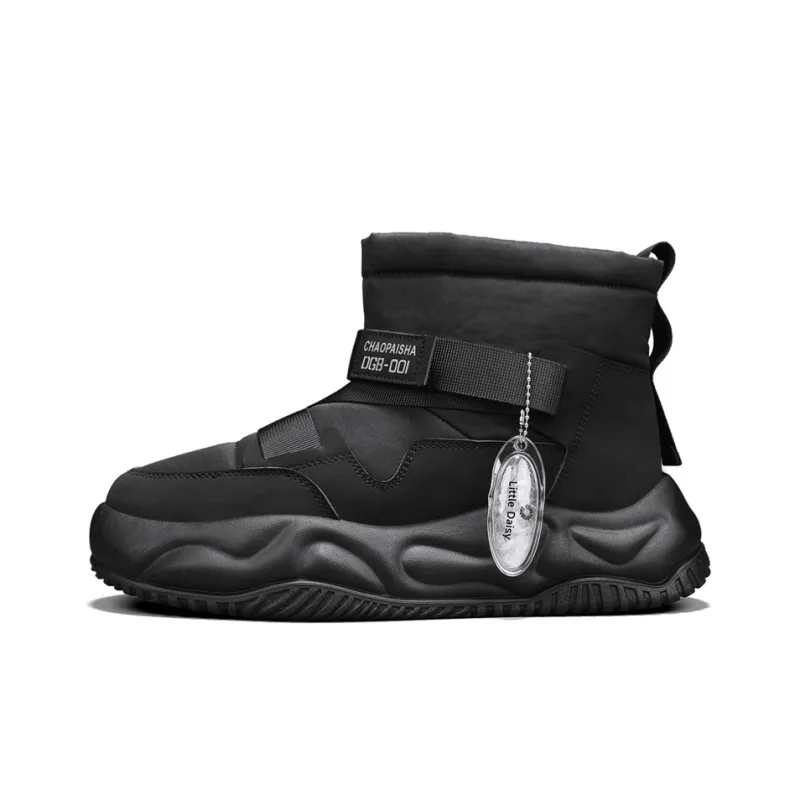 PLAY COBBLER Warm And Wear Resistant Short Snow Boots Men's-2
