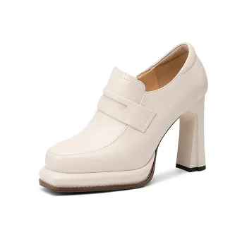 MODERN BELLE Chunky Heel High Heels 10cm Women's
