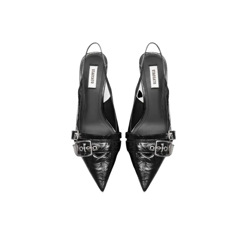 Staccato Nikita Flared Heel High Heels 5cm Women's-3