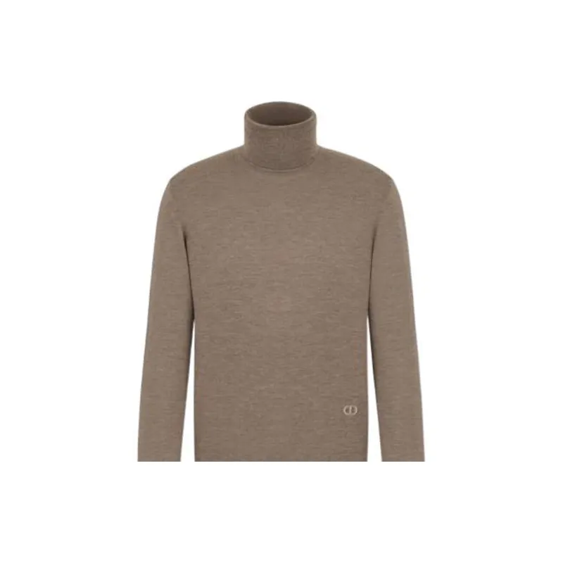 DIOR Cashmere Sweaters Men Brown-4