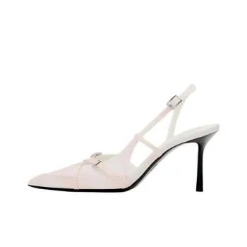 ZARA Trf Slim Heel High Heels Women's White