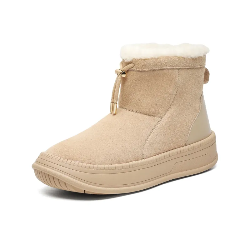 GNVA Snow Boots Unisex Chestnut/Black/Khaki-1