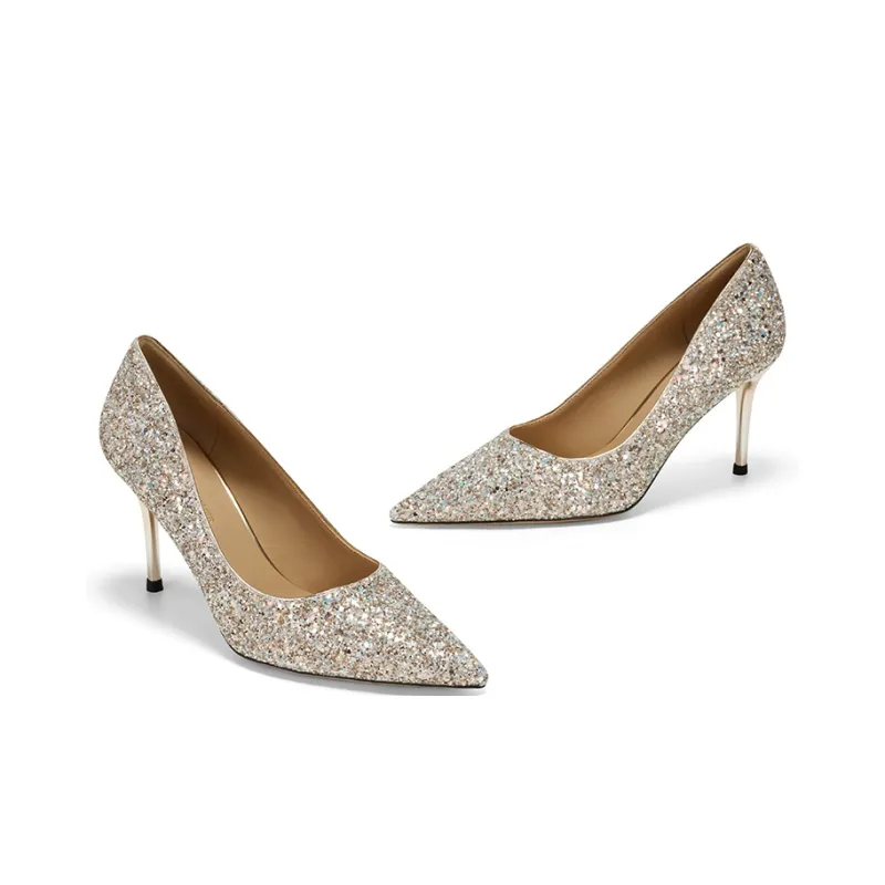 FOR YOU FOREVER Slim Heel High Heels 7cm Women's-2