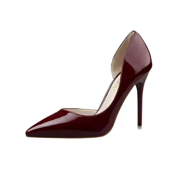 BIGTREE High Heels Women's Black/Red/White/Beige