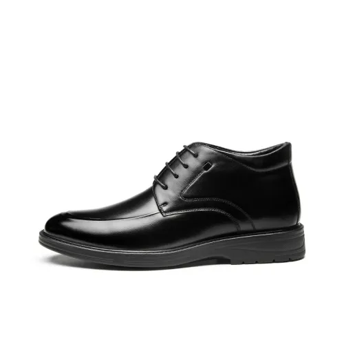 AOKANG Ankle Today Low Heel Men's Black