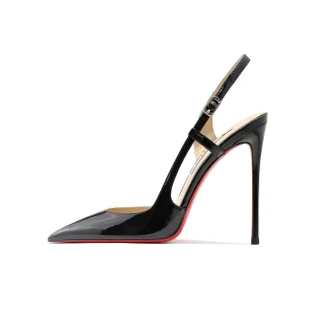 Ganxiaojie Slim Heel High Heels Women's Black