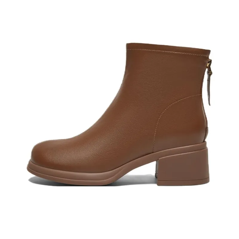 BASTO Soft Matte Romantic Ankle Boots Women's-3