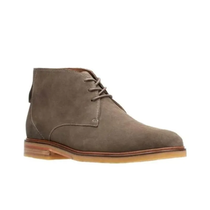 Clarks Ankle Boots Men Brown-2