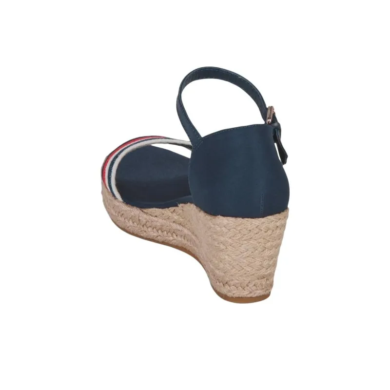 Tommy Hilfiger Logo-print Detail Wedge Sandals-5
