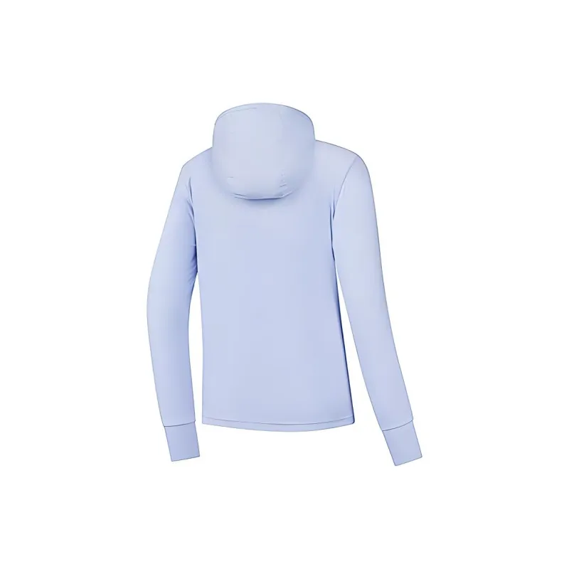 QIAODAN Knitwear Women's Lightweight Transparent Blue-1