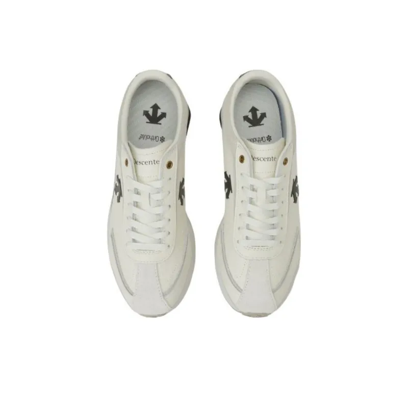 DESCENTE Cron Racer Anti Slip Wear Resistant Low Top Casual Shoes Unisex Beige-3