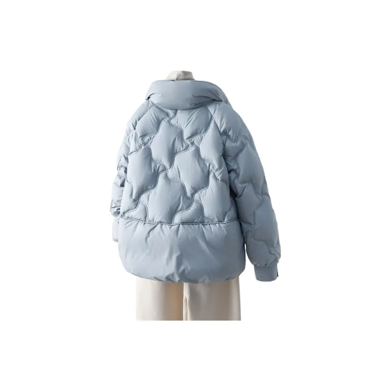 IHIMI Down Jacket Women's Gray Blue-1