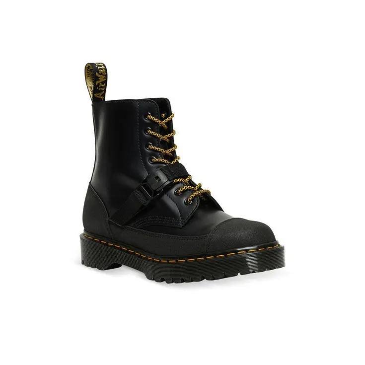 Dr.Martens 1460 Bex Tech Made In England Leather Lace Up Boots 'Black'-2