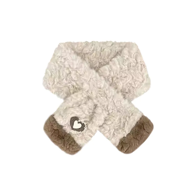CARTELO Rabbit Fur Plush Yarn Scarf Unisex Gift Box Set-8