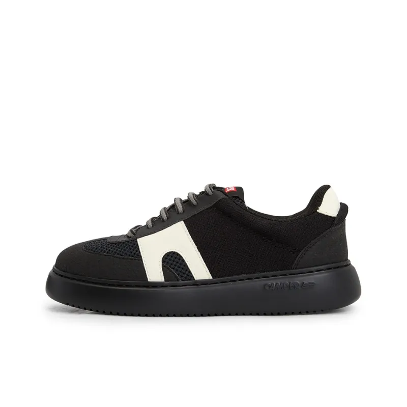 CAMPER Runner K21 Abrasion Resistant Low Top Skateboard Shoes Women's Black-0