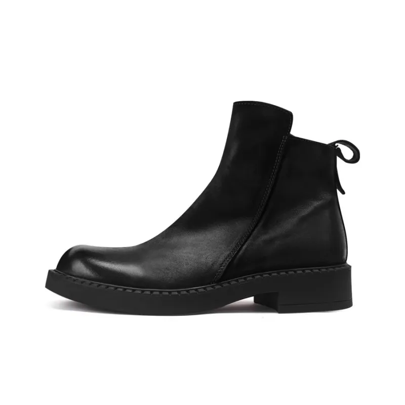 Voguhomme Ankle Boots Men Black-3