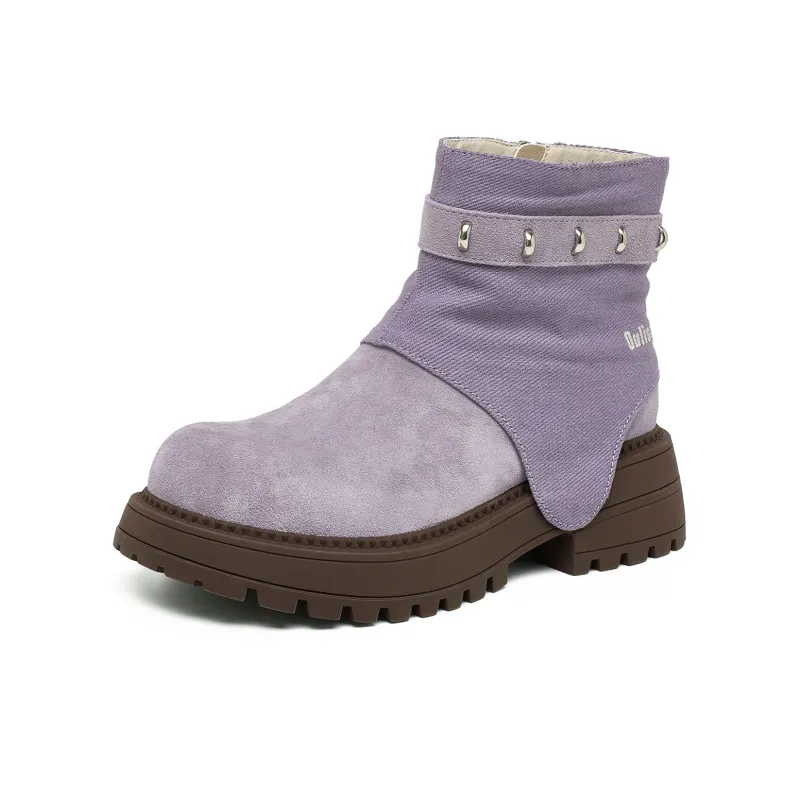 OULISASI Ankle Boots Women's-11