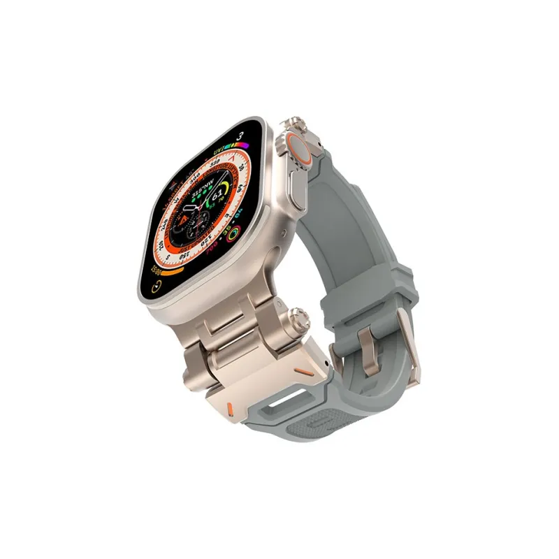 ZHENGGUANG Watch Band Apple Compatibility 41mm Silicone Material-9
