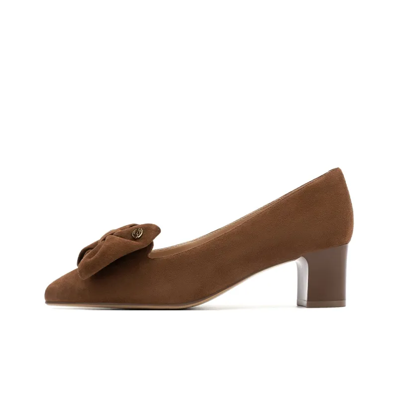 HARSON Chunky Heel High Heels 5.5cm Women's-7