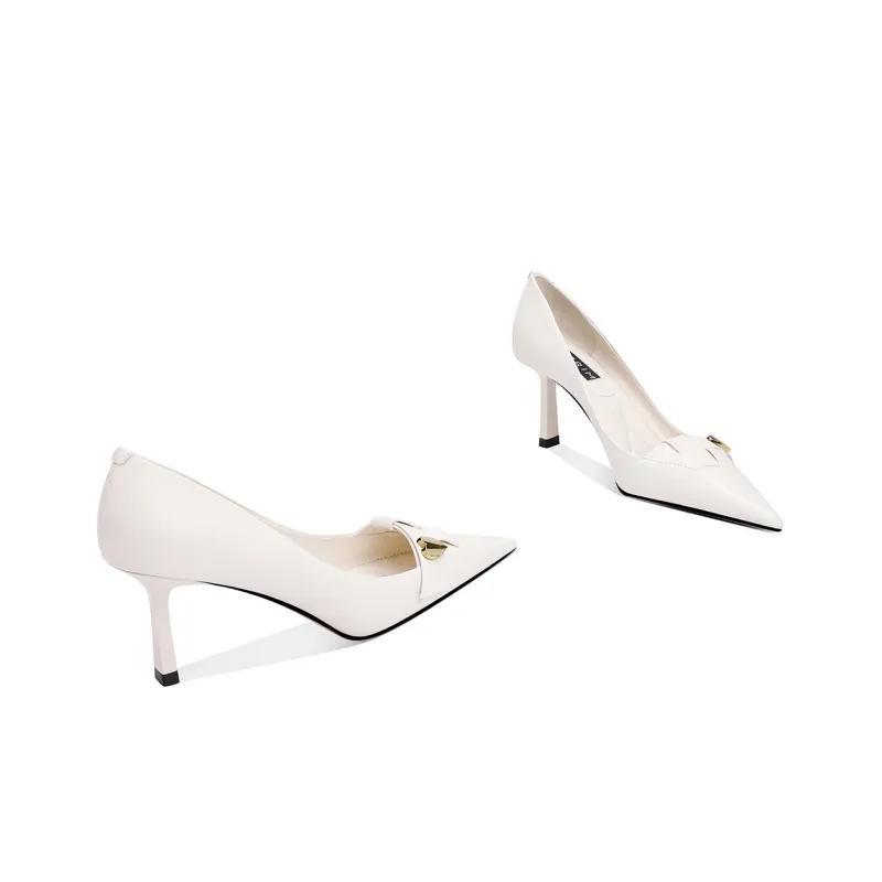 Shesrim High Heels Women's Black/Ecru-2