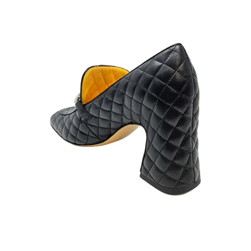 MADISON MAISON Chunky Heel High Heels 7.5cm Women's Black-2