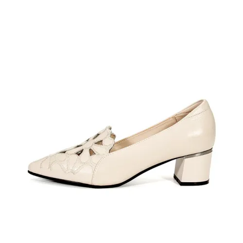 LESELE Chunky Heel High Heels 4cm Women's