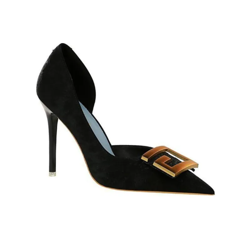BIGTREE Slim Heel High Heels 7cm Women's-1