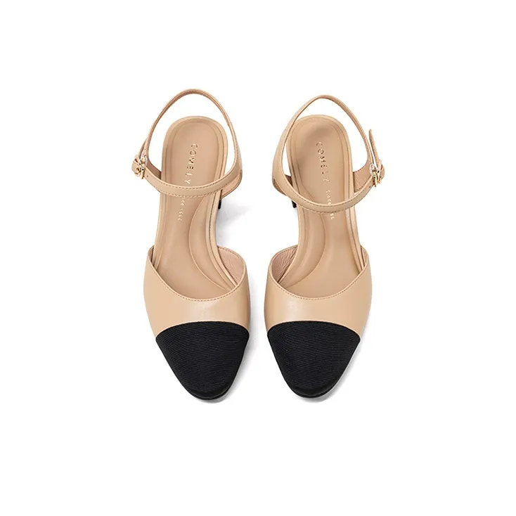 COMELY Chunky Heel High Heels 6cm Women's-7