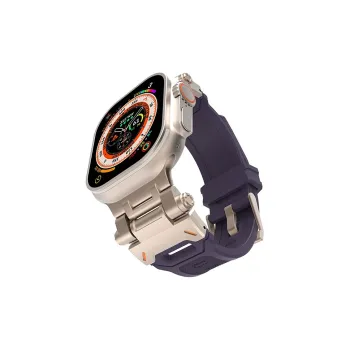 ZHENGGUANG Watch Band Apple Compatibility 41mm Silicone Material
