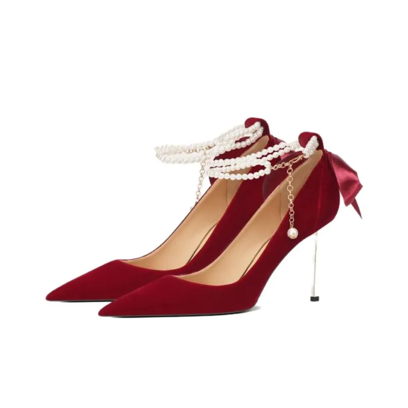 Zubumei Slim Heel High Heels Women's-6