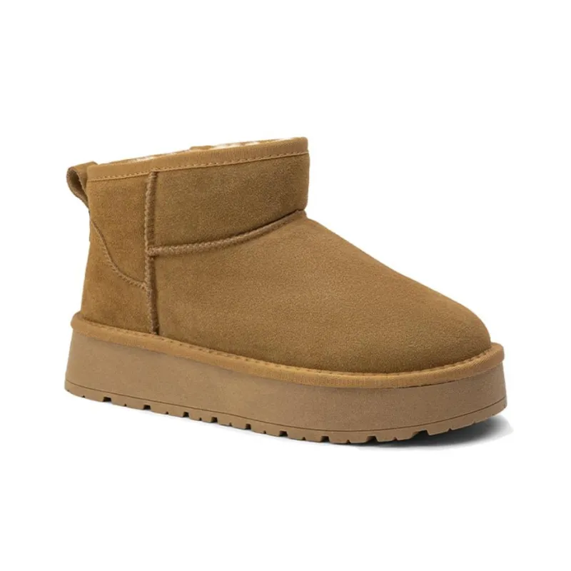TOOMANYSHOES Short Warm Snow Boots Women's-1