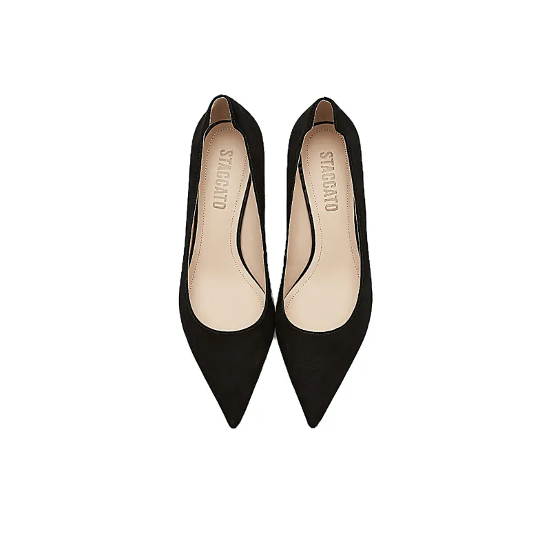 Staccato MELODY Flared Heel Shoes High Heels 5cm Women's-3