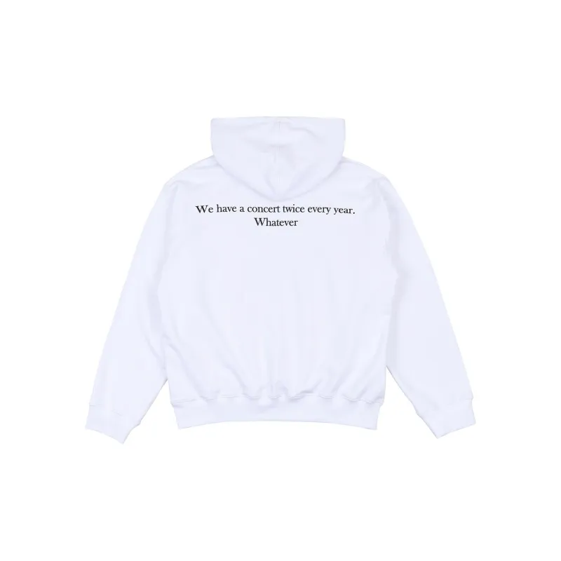 JOEGUSH Big Font Rockstar Hoodie Sweatshirt Unisex White/White-1