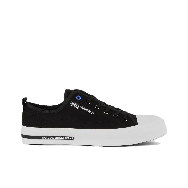Atelier Reservé x KARL LAGERFELD Vulc Low Top Skateboard Shoes Men's Black-1