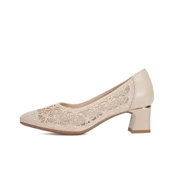 LESELE Chunky Heel High Heels 5cm Women's