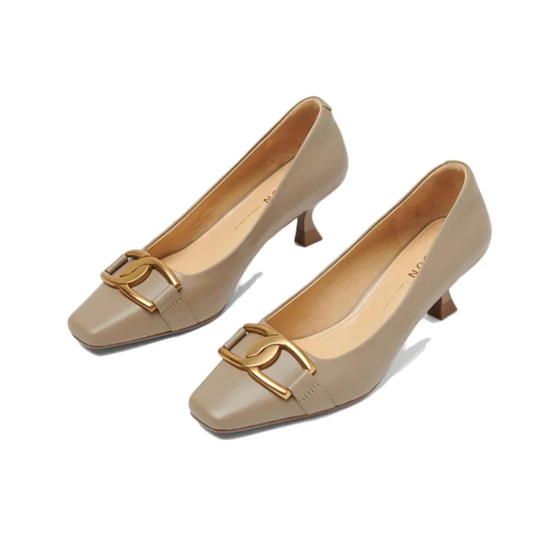 PT'SON Slim Heel High Heels 5.5cm Women's-4