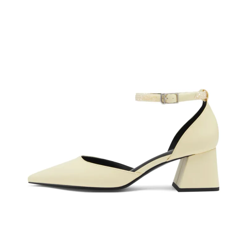 CHARLES&KEITH Chunky Heel High Heels 5.5cm Women's-3