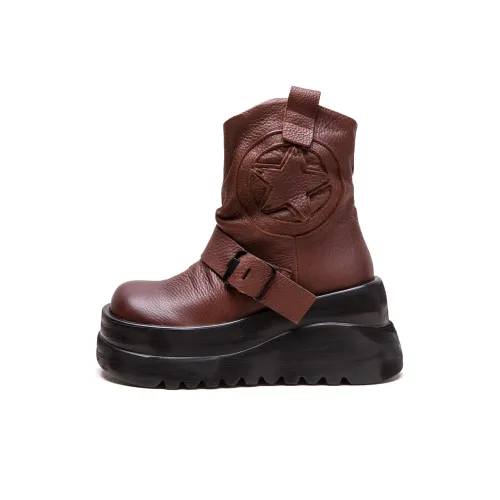Jay Ankle Boots Women's Brown/Black