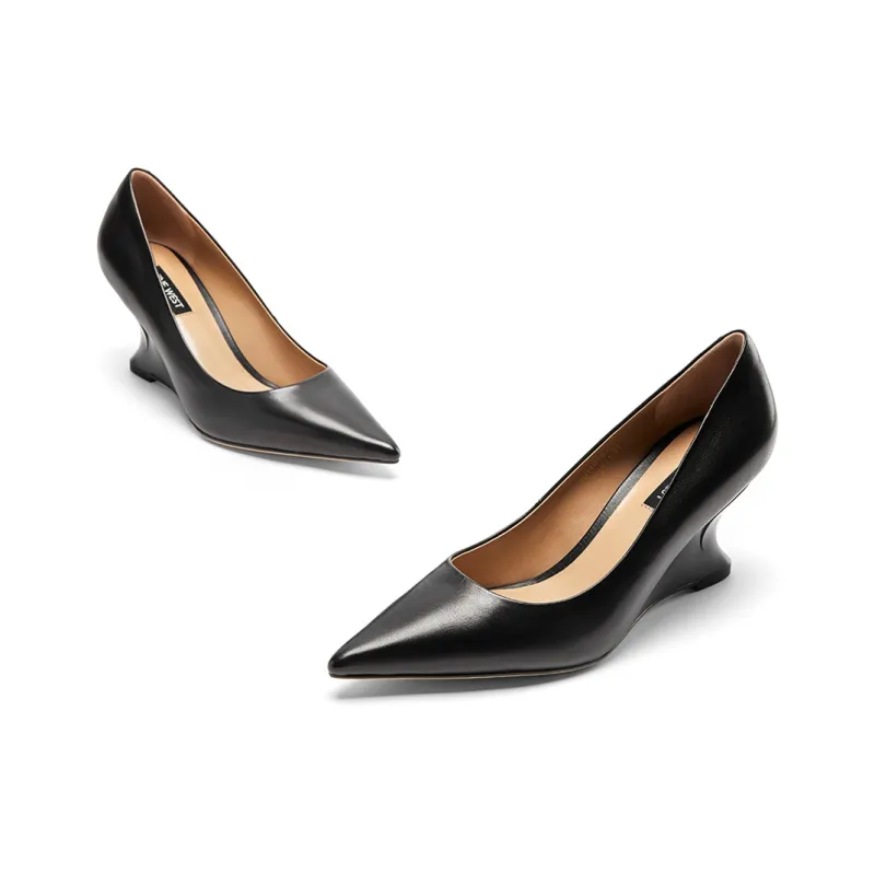 NINE WEST Wedge Heel High Heels 7.5cm Women's-6